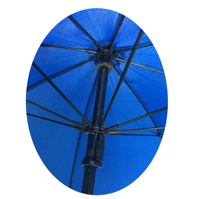 Pequeño paraguas del golf de la fibra de vidrio de la pongis abierta manual del eje