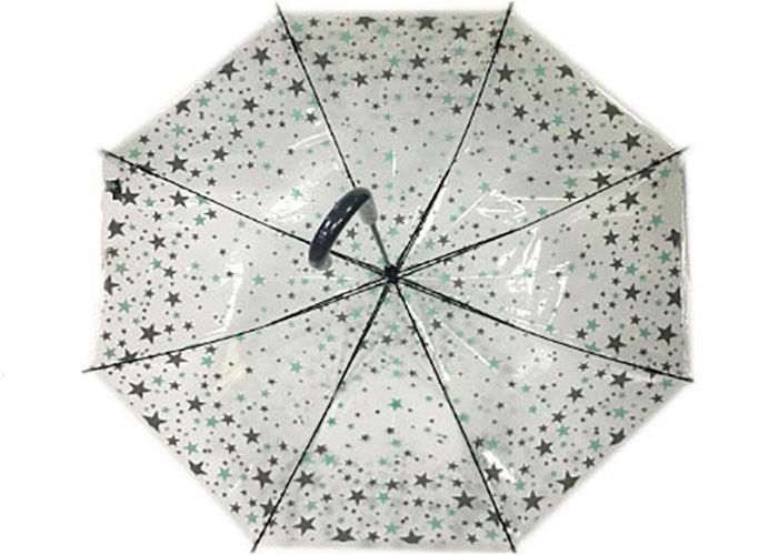 23&quot; diseño creativo modificado para requisitos particulares paraguas transparente abierto del paraguas de la lluvia del POE del auto