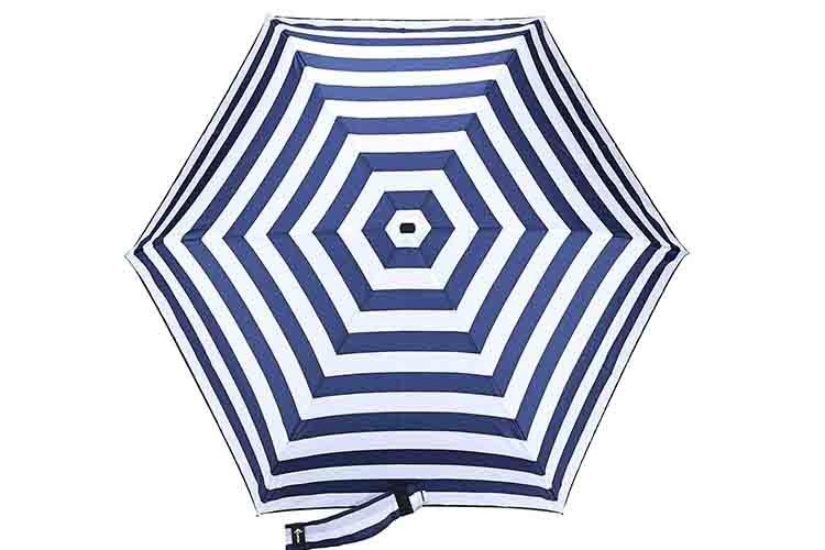Paraguas de aluminio del bolsillo cercano abierto del manual, paraguas plegable 5 con el caso