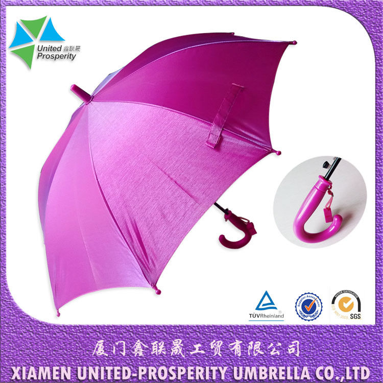 Manija plástica Mini Umbrella For Kids a prueba de viento del gancho del SGS