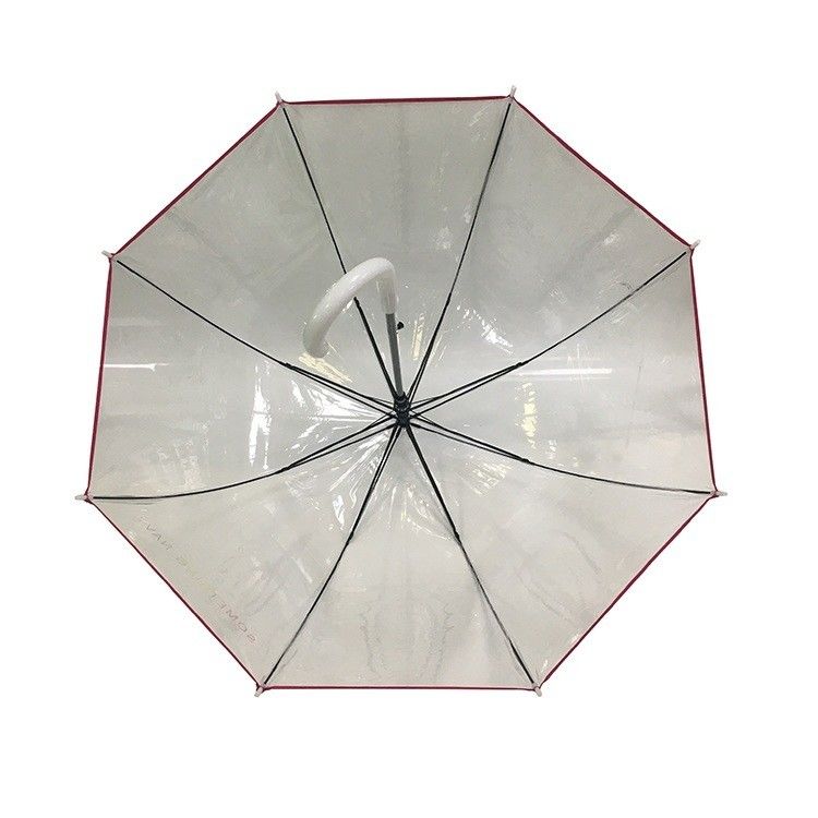 El paraguas transparente vendedor caliente fantástico en venta ve a través el paraguas