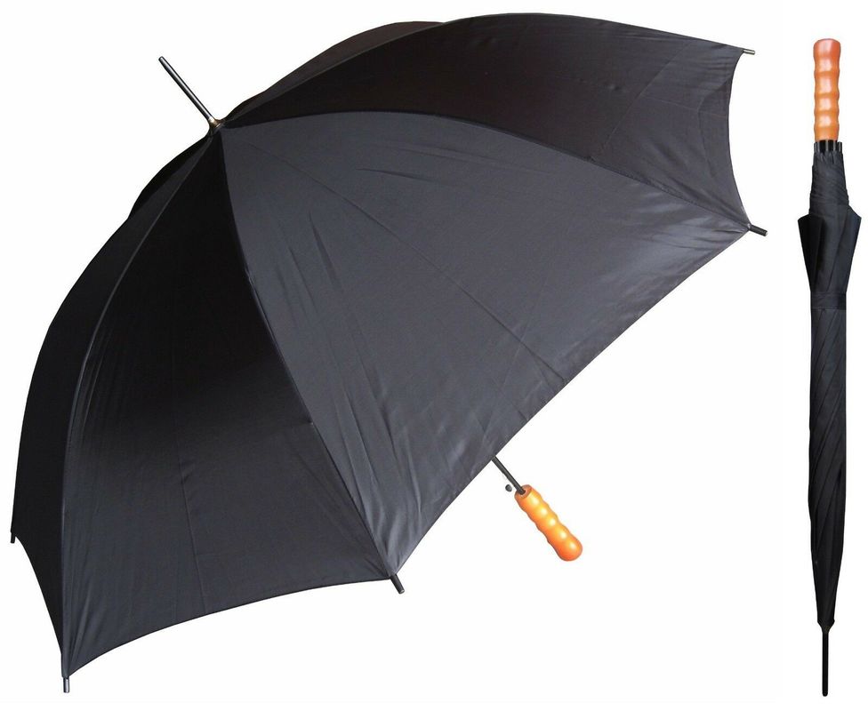 Impermeabilice el paraguas automático del palillo de 23 pulgadas con la manija de la forma de J
