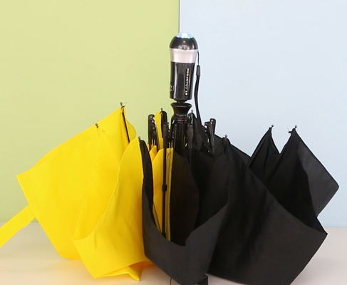 Paraguas plegable Ladies Sun Three con LED de colores
