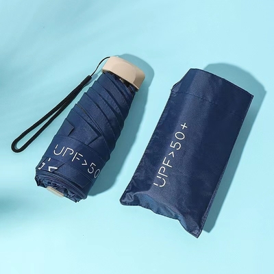 Ultra Low Light Portable 5 Paraguas plegable Bloqueador solar UV Paraguas de bolsillo pequeño