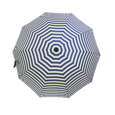 Paraguas abierto auto del parasol del marco de la fibra de vidrio del paraguas de 10 costillas