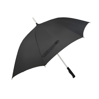 Tamaño estándar Manual Paraguas de eje abierto LED con marco a prueba de viento