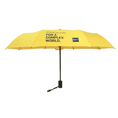 Paraguas plegables negros con mango de nylon - Diseño conveniente