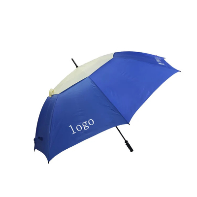 Gran paraguas de golf impermeable con marco ergonómico de fibra de vidrio para protección UV