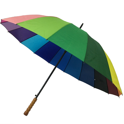 8 Poniente de golf de color arco iris redondo con costillas