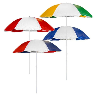 40 pulgadas de protección solar promocional sombrilla de playa con tela Pongee