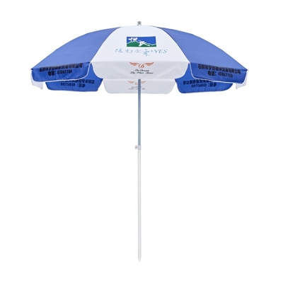 40 pulgadas de protección solar promocional sombrilla de playa con tela Pongee
