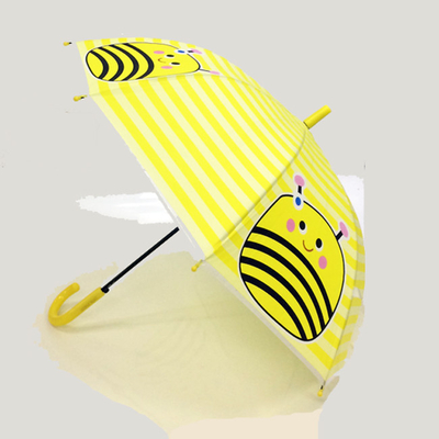 Cute Bees Compacto Paraguas Para Niños Chome Cuadro Revestido Fresa mango Logotipo personalizado