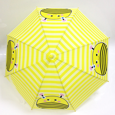 Cute Bees Compacto Paraguas Para Niños Chome Cuadro Revestido Fresa mango Logotipo personalizado