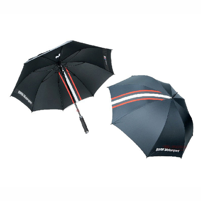 Paraguas de golf de marca con mango EVA, correa de nylon.