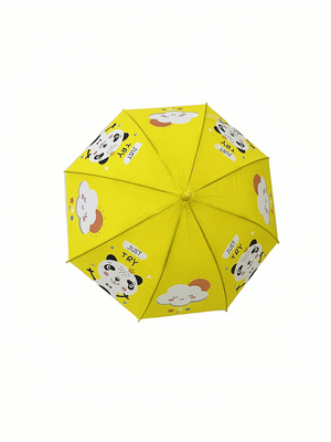 2025 Nuevo diseño OEM 19 pulgadas Cúpula de cartón y animales Super impermeable Paraguas para niños POE PVC