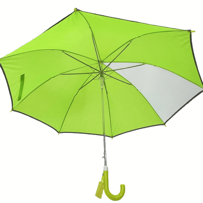 2025 Seguridad Niños Paraguas Nuevo diseño OEM Cúpula Impermeable Franja Reflectiva