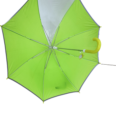 2025 Seguridad Niños Paraguas Nuevo diseño OEM Cúpula Impermeable Franja Reflectiva