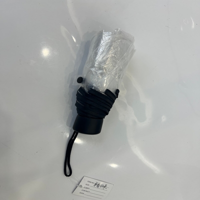 21 pulgadas 5 de cobertura plegable sombrilla transparente para la lluvia manual función abierta