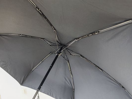 Paraguas de golf compacto de 5 pliegues, 87 cm, a prueba de viento e impermeable, 190 g