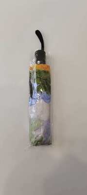 Paraguas de viaje automático de 3 pliegues con protección UV y apertura/cierre automático de Vincent Van Gogh Art (21 pulgadas-8k)