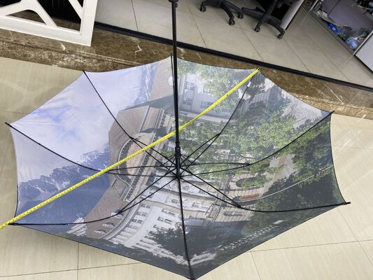 Golf de gran tamaño con marco completo de fibra de vidrio y paraguas de eje de fibra de vidrio