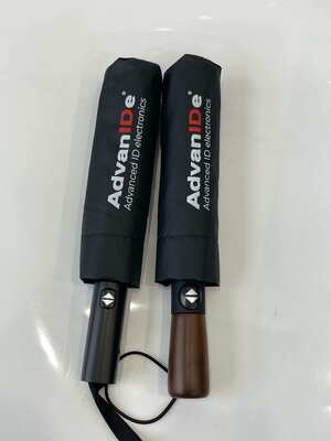 Paraguas de madera a prueba de viento 23 pulgadas de alta estabilidad perfecta para jardín patio playa y ambientes comerciales al aire libre