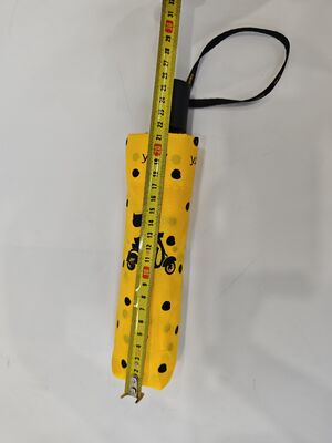 Paraguas de viaje automático de 105 cm de diámetro abierto con mango de recubrimiento de caucho y longitud plegada de 26 cm para una fácil portabilidad