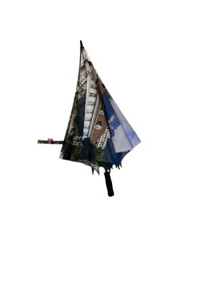 Marco de metal y fibra de vidrio publicidad personalizada sombrillas de golf sombrillas impresas a medida para soluciones de regalos corporativos