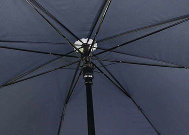Publicidad del paraguas clásico del palillo del hueso recto, paraguas del golf del palillo de la lluvia