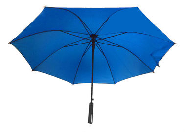 Paraguas automático de encargo del palillo, manija recta de EVA del paraguas largo del palillo
