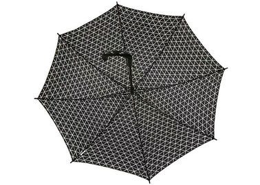 Costillas abiertas del eje del metal del paraguas del palillo del auto del gancho de J para el tiempo del brillo de la lluvia