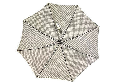 Diámetro abierto de aluminio modificado para requisitos particulares el 100-103cm de la tela del poliéster/de la pongis del paraguas