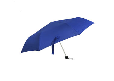 Paraguas compacto de aluminio ligero del viaje, talla 21 recta del paraguas de la manija”