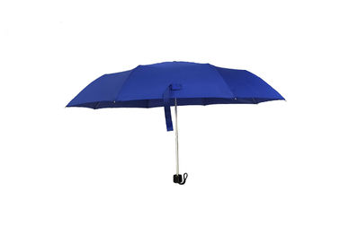 Paraguas compacto de aluminio ligero del viaje, talla 21 recta del paraguas de la manija”