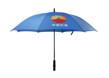 Logotipo promocional auto de la pantalla de seda de la manija de EVA de los paraguas del golf de un tamaño más grande