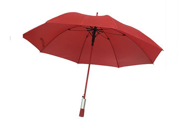 Paraguas promocionales automáticos de los productos, marco a prueba de viento de la fibra de vidrio de los paraguas del golf