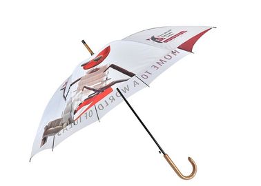 23 pulgadas del auto del marco metálico abierto de paraguas promocionales de los regalos, paraguas de encargo del golf del logotipo