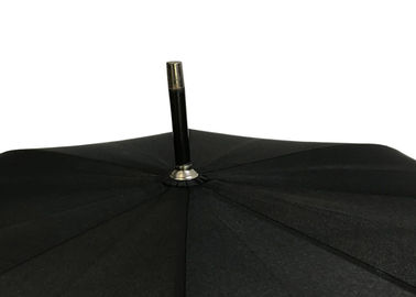 Ultravioleta anti ligero de J del palillo de la manija del tejido de poliester de madera negro del paraguas