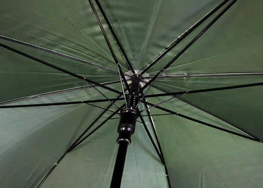 Marco metálico revestido ULTRAVIOLETA del paraguas de madera abierto de la manija del auto de 23 costillas de la pulgada 8