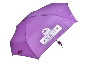 3 paraguas promocionales de encargo del marco metálico de los dobleces, paraguas del estilo del golf