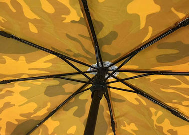 Modelo perturbador de la durabilidad plegable cercana abierta del paraguas del auto de 23 pulgadas