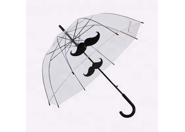 Imagen popular de la barba que imprime costillas transparentes del eje del metal del paraguas de la lluvia