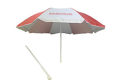 40 pulgadas de protección solar promocional sombrilla de playa con tela Pongee