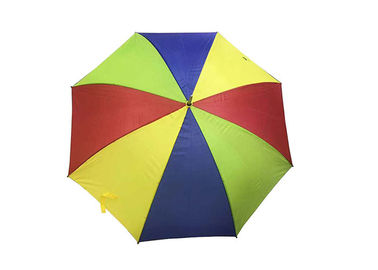 Robusto fuerte personalizada del golf del paraguas del color compacto ligero del arco iris