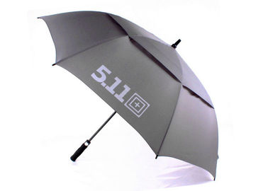 Promoción negra paraguas expresado 30 pulgadas del golf, paraguas grande del golf a prueba de viento