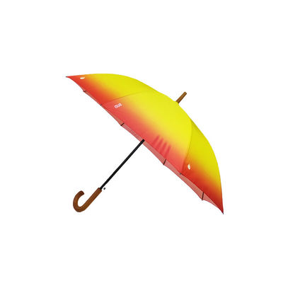 Paraguas compacto del golf de la manija de goma de 8 costillas de la fibra de vidrio