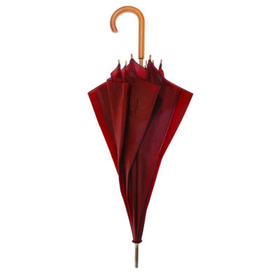 El marco metálico J pega el paraguas de madera de la manija de 23 pulgadas
