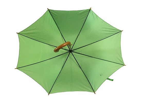 23 paraguas de madera de la manija de la tela de la pongis de la pulgada de diámetro 102cm