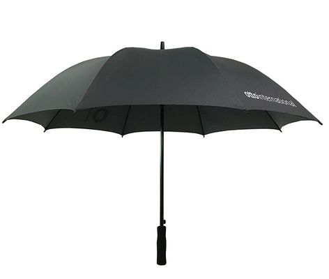 Fibra de vidrio de encargo EVA Handle Golf Umbrella del paraguas de la fábrica RPET