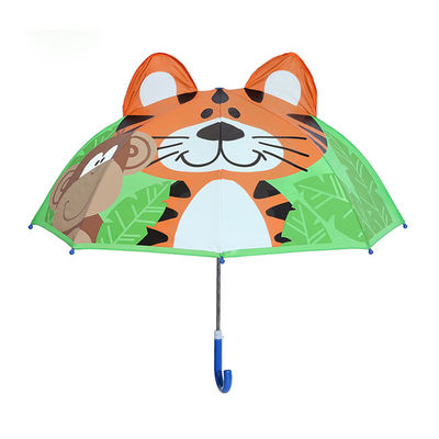 El cierre manual animal lindo BV embroma el paraguas compacto